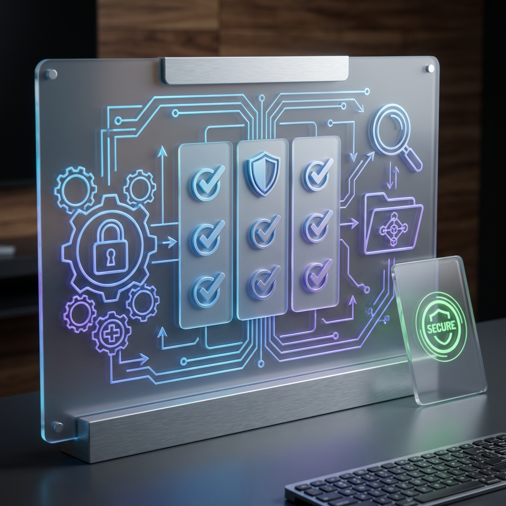 Healthcare compliance framework concept