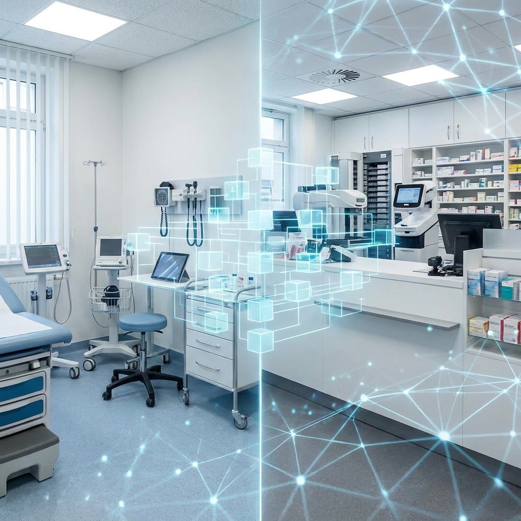 Pharmacy and clinic workflow integration